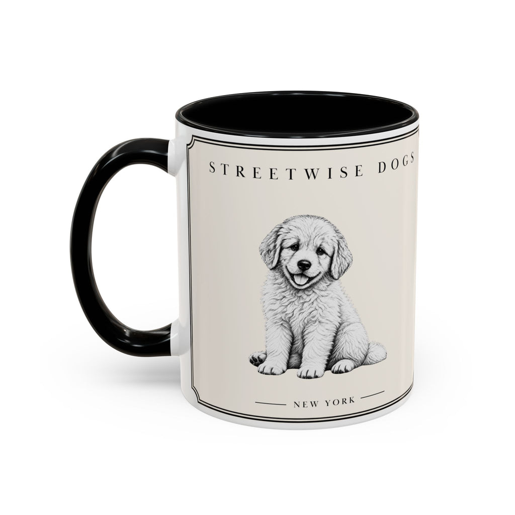 Kuvasz Puppy: Classic Accent Mug
