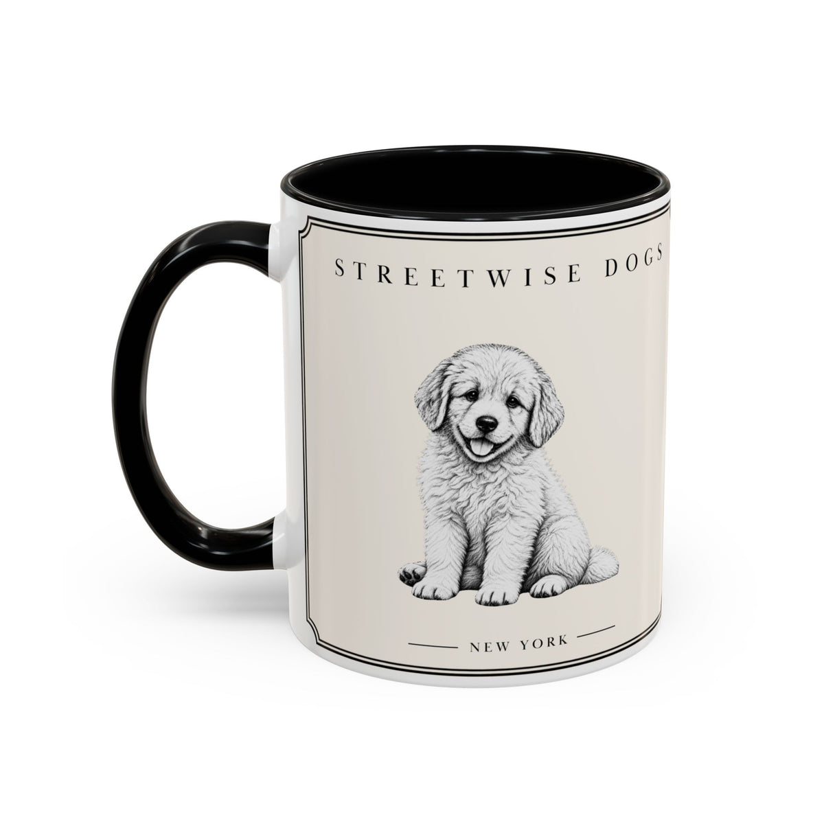 Kuvasz Puppy: Classic Accent Mug
