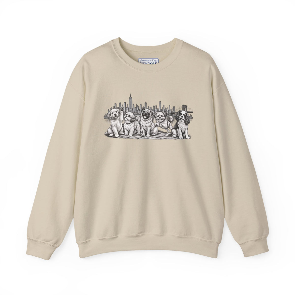 Little Dogs in New York City: Unisex Extra Comfortable Sweatshirt