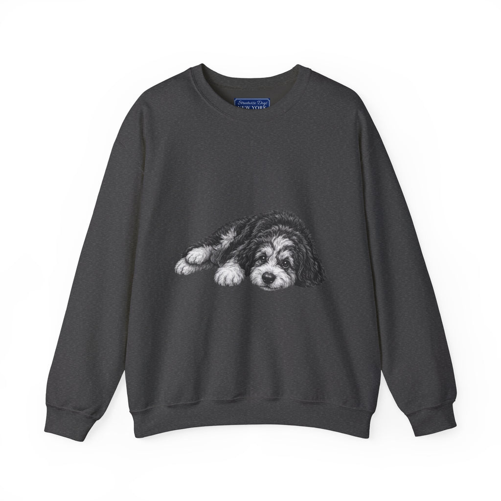 Bernedoodle, Unisex Extra Comfortable Crewneck Sweatshirt