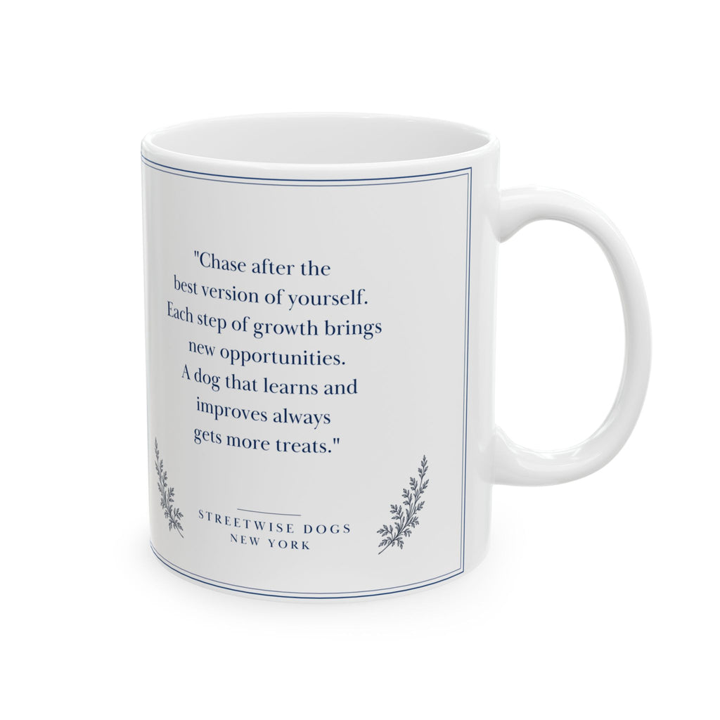 Central Park New York, Old English Sheepdog: Whimsical Wisdom Mug