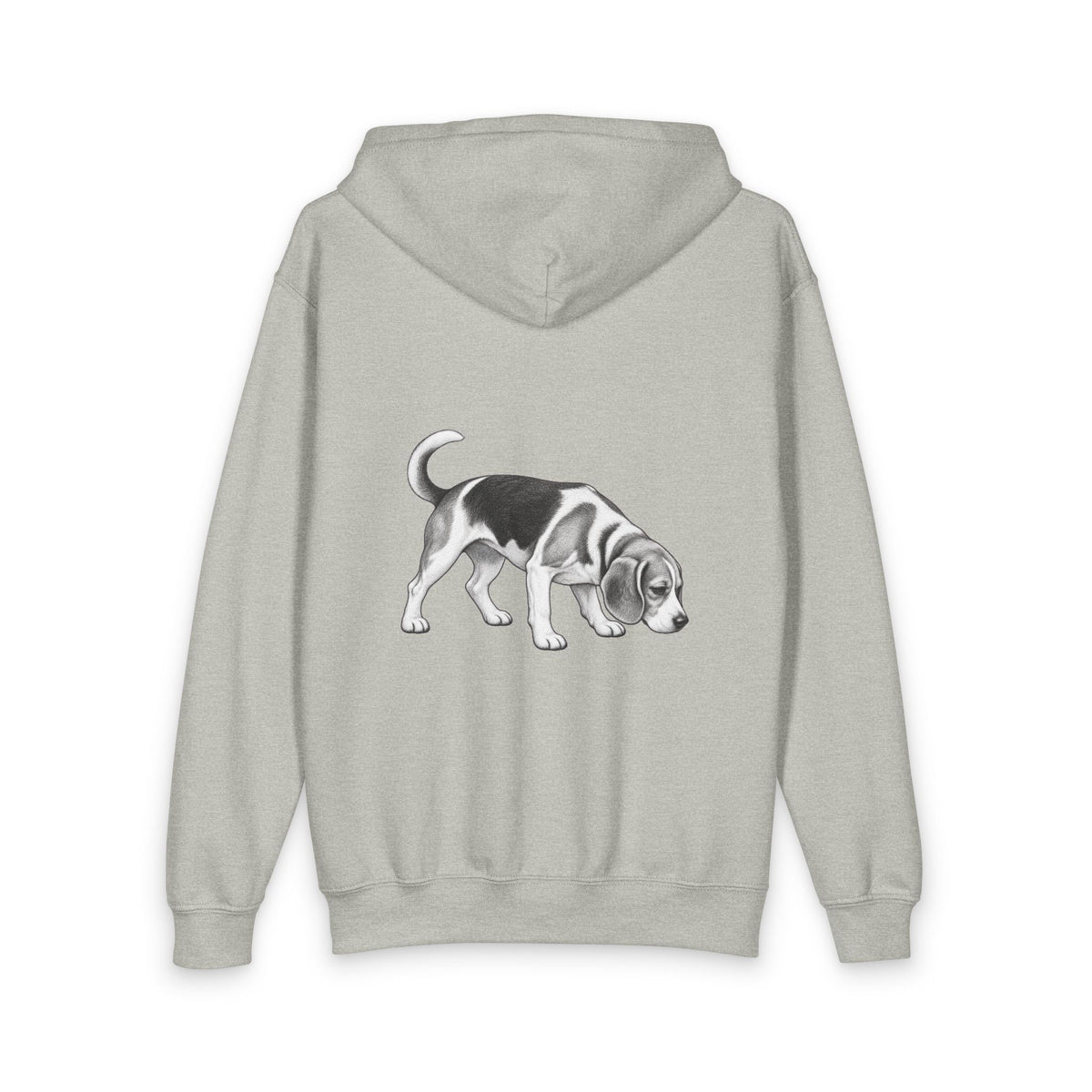 Beagle, Youth Heavy Blend Zipped Unisex Hoodie