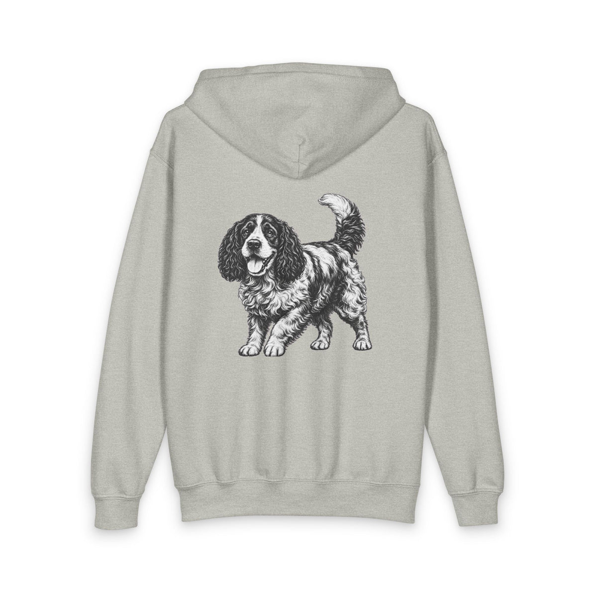Cocker Spaniel, Youth Heavy Blend Zipped Unisex Hoodie