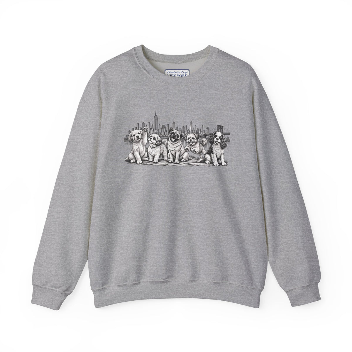 Little Dogs in New York City: Unisex Extra Comfortable Sweatshirt