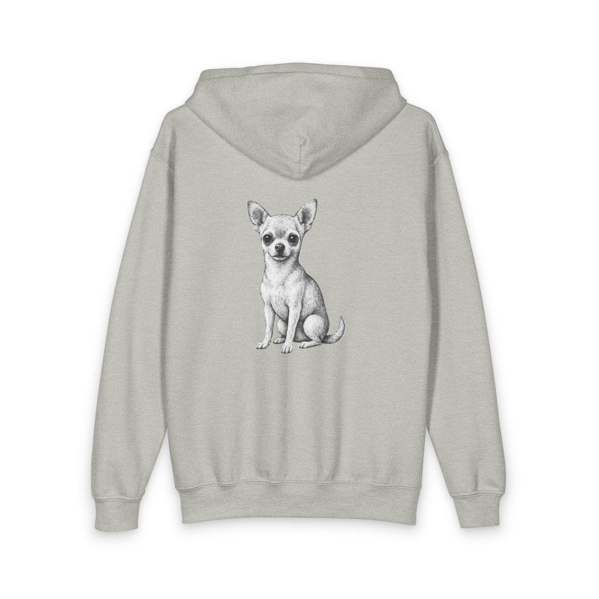 Chihuahua, Youth Heavy Blend Zipped Unisex Hoodie