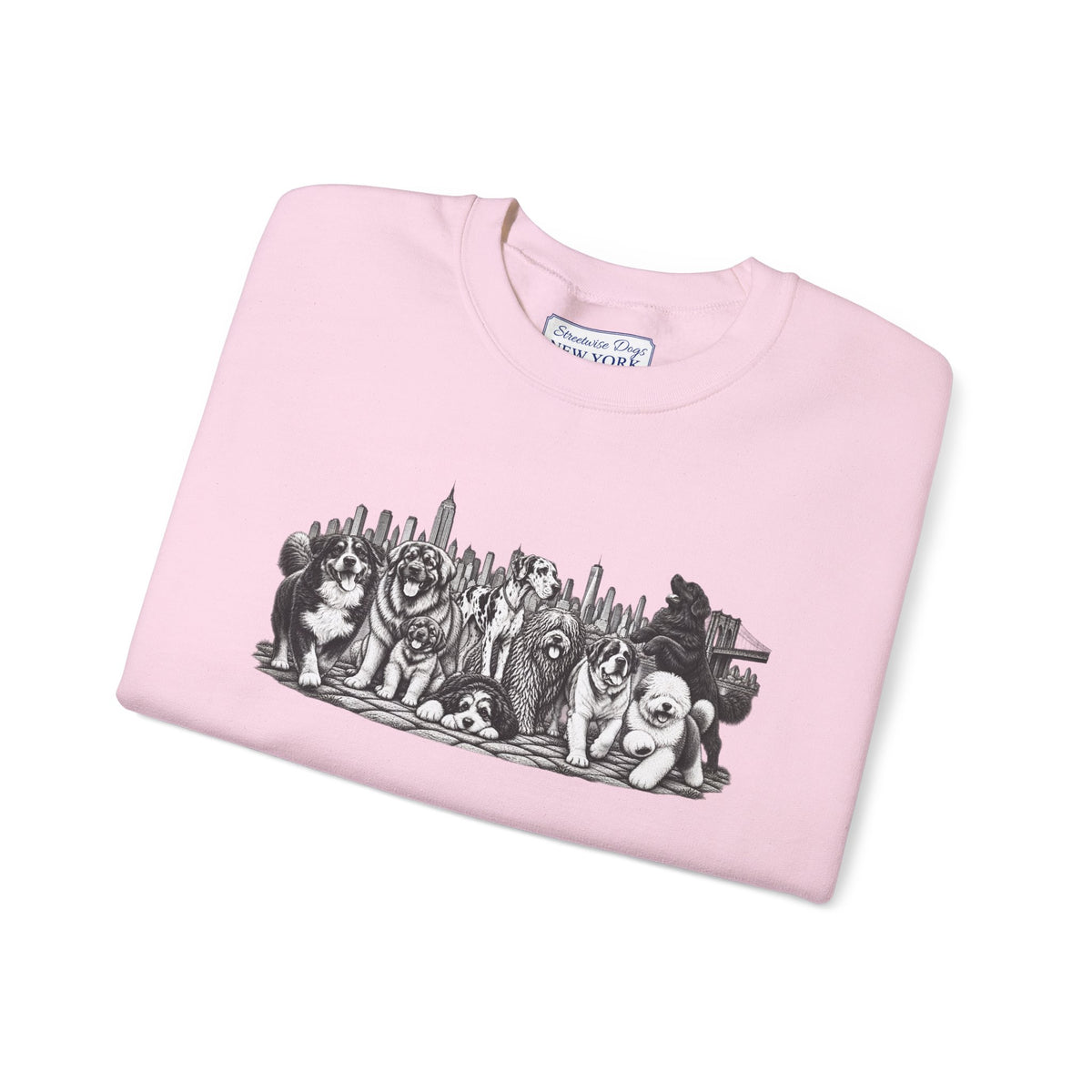 Large Dogs in New York: Unisex Extra Comfortable Sweatshirt
