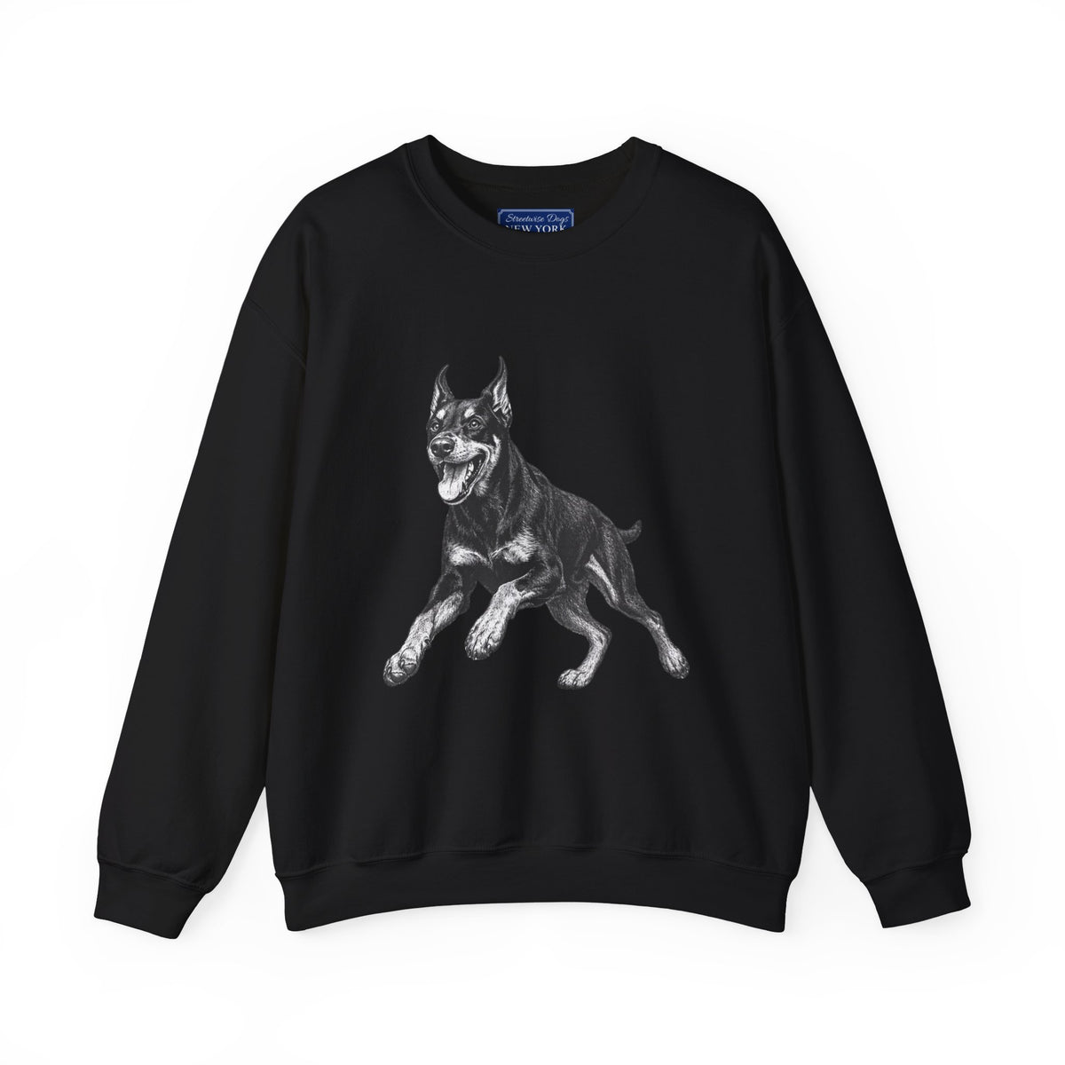 Doberman, Unisex Extra Comfortable Crewneck Sweatshirt