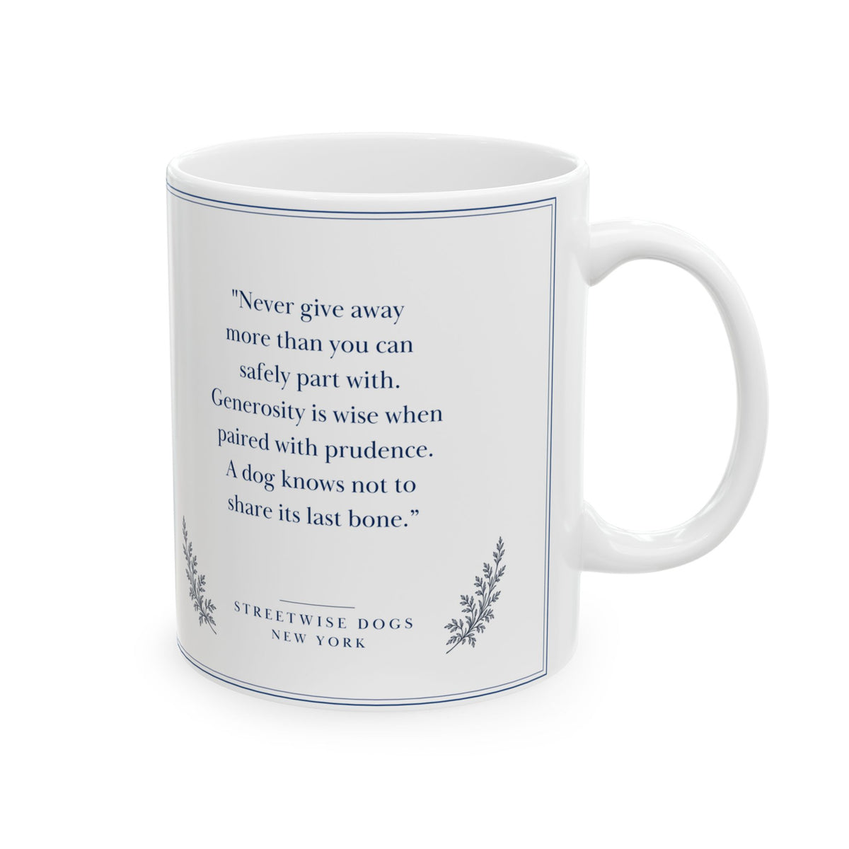 Canal Street New York, Gordon Setter: Whimsical Wisdom Mug