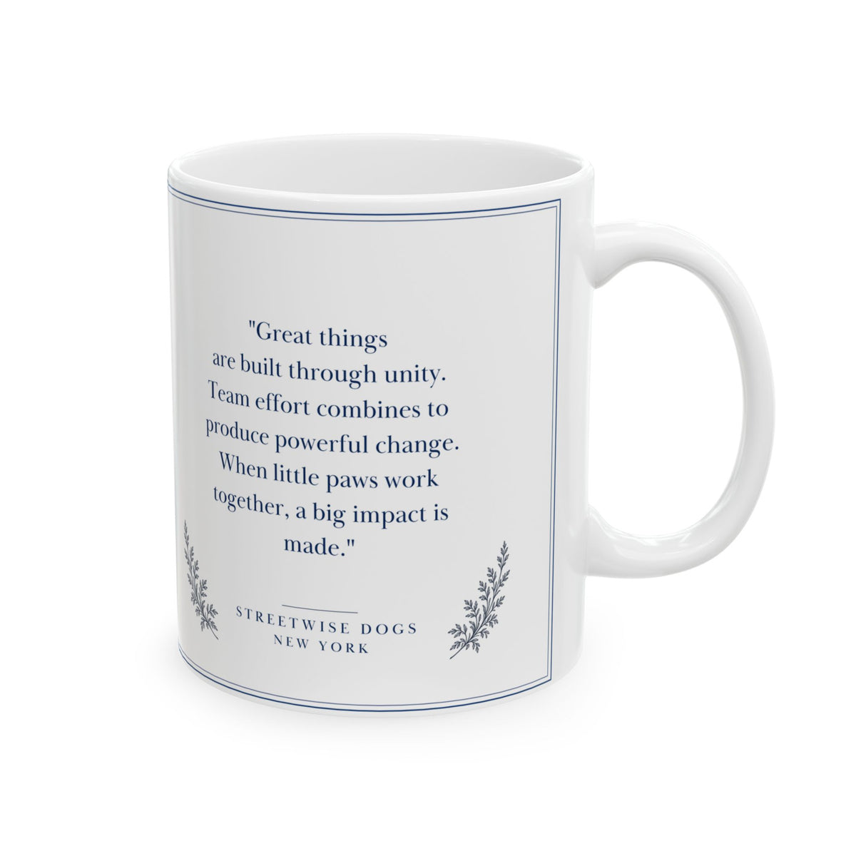 2nd Avenue New York, Yorkshire Terriers: Whimsical Wisdom Mug