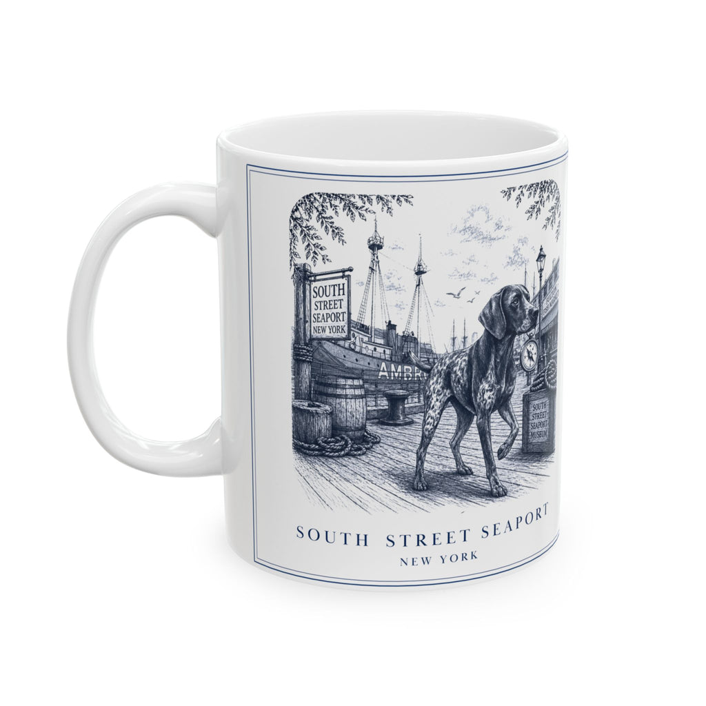 South Street Seaport New York, German Shorthaired Pointer: Whimsical Wisdom Mug