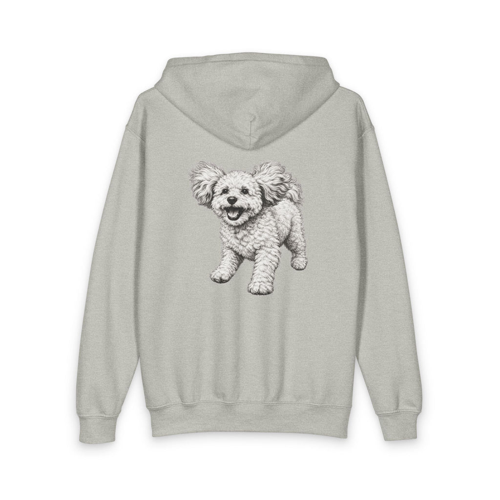 Poochon, Youth Heavy Blend Zipped Unisex Hoodie