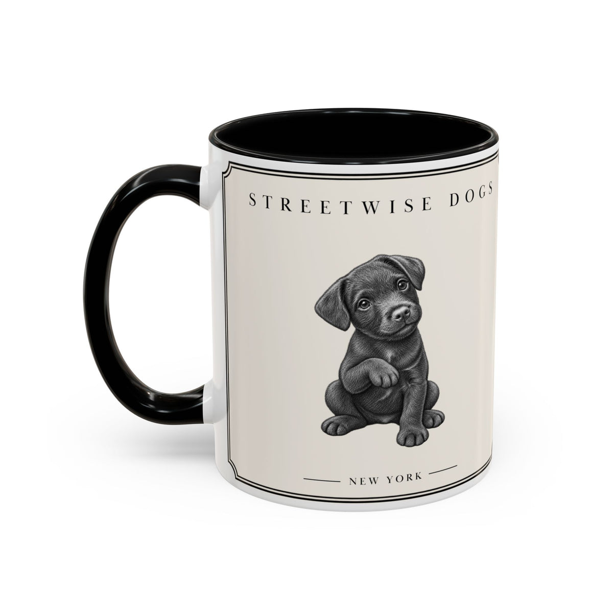 Patterdale Terrier Puppy: Classic Accent Mug
