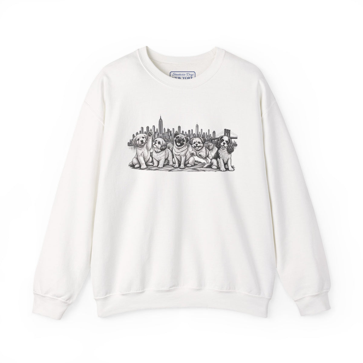 Little Dogs in New York City: Unisex Extra Comfortable Sweatshirt