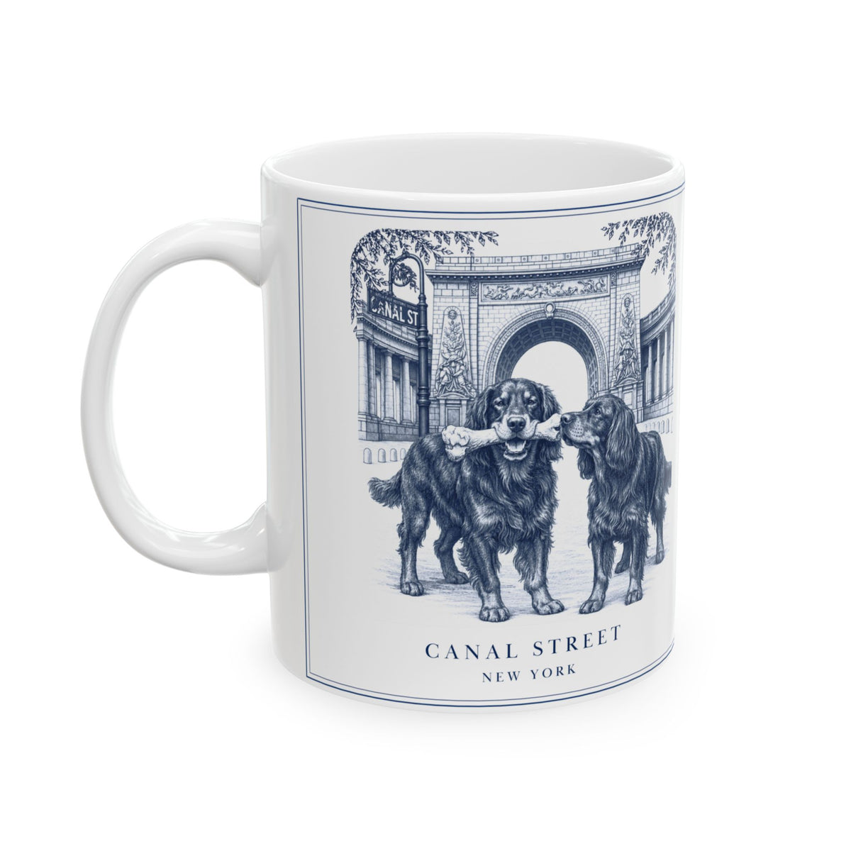 Canal Street New York, Gordon Setter: Whimsical Wisdom Mug