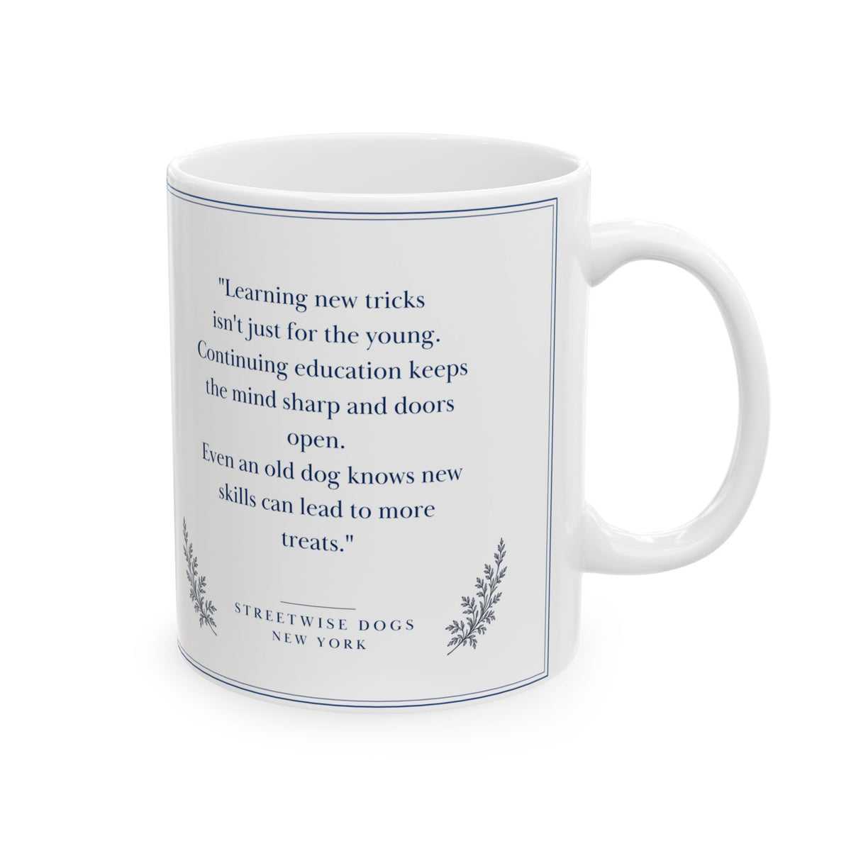 34th Street New York, American Eskimo Dog: Whimsical Wisdom Mug
