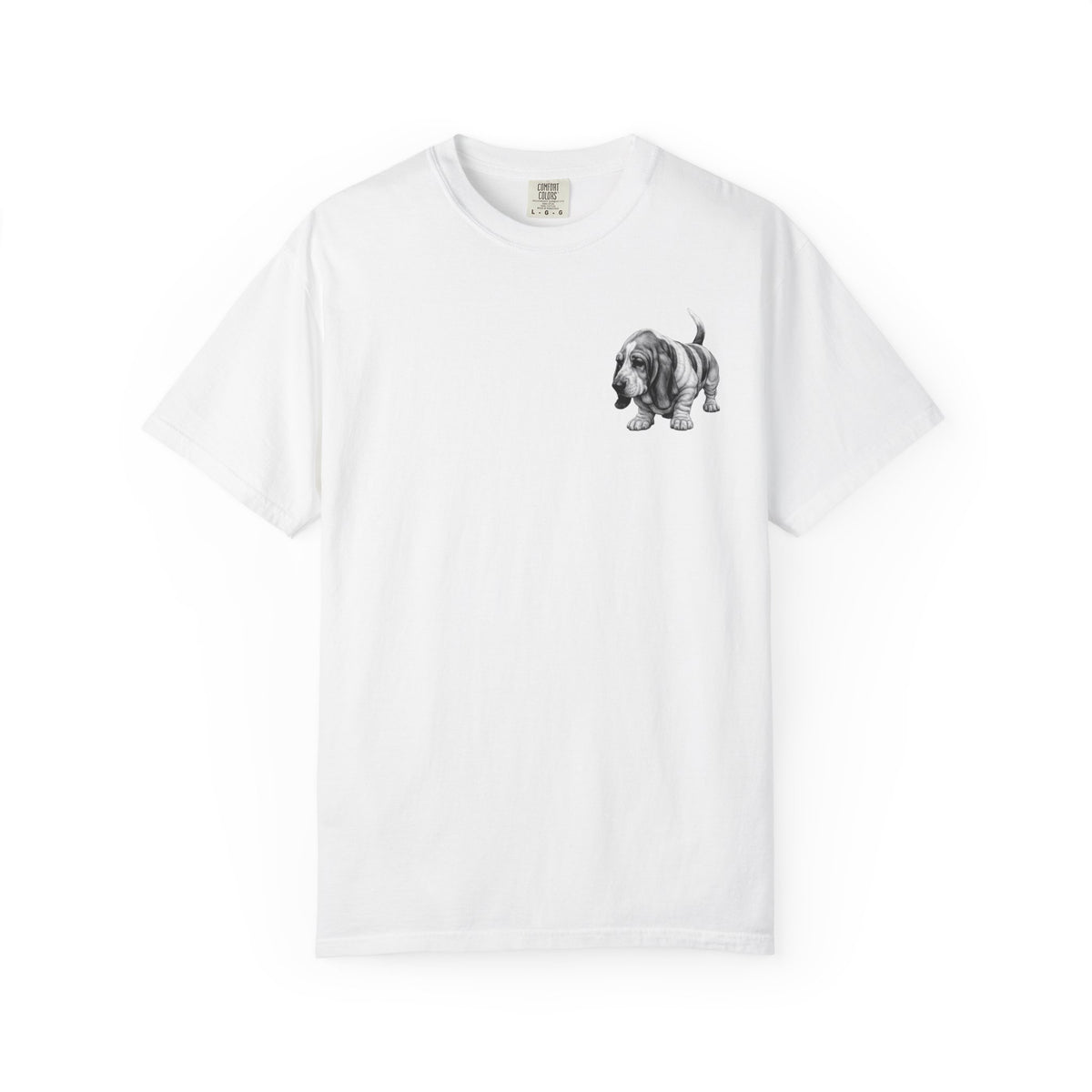 Basset Hound, Illustrated Unisex T-Shirt | Exceptional Comfort