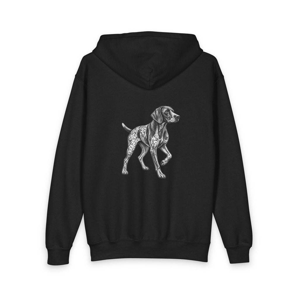 German Shorthaired Pointer, Youth Heavy Blend Zipped Unisex Hoodie