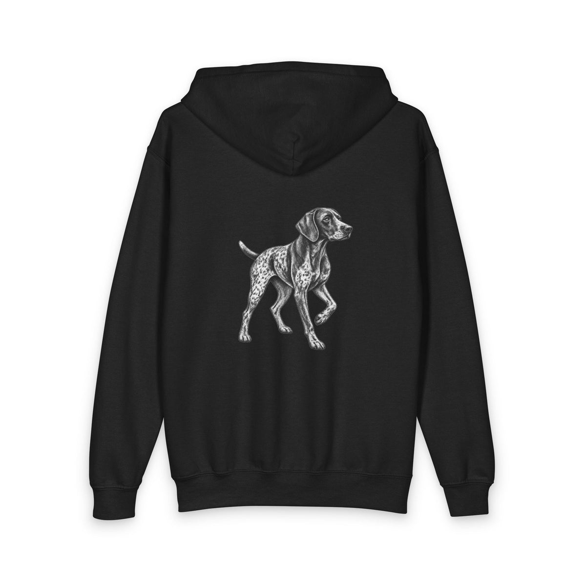 German Shorthaired Pointer, Youth Heavy Blend Zipped Unisex Hoodie