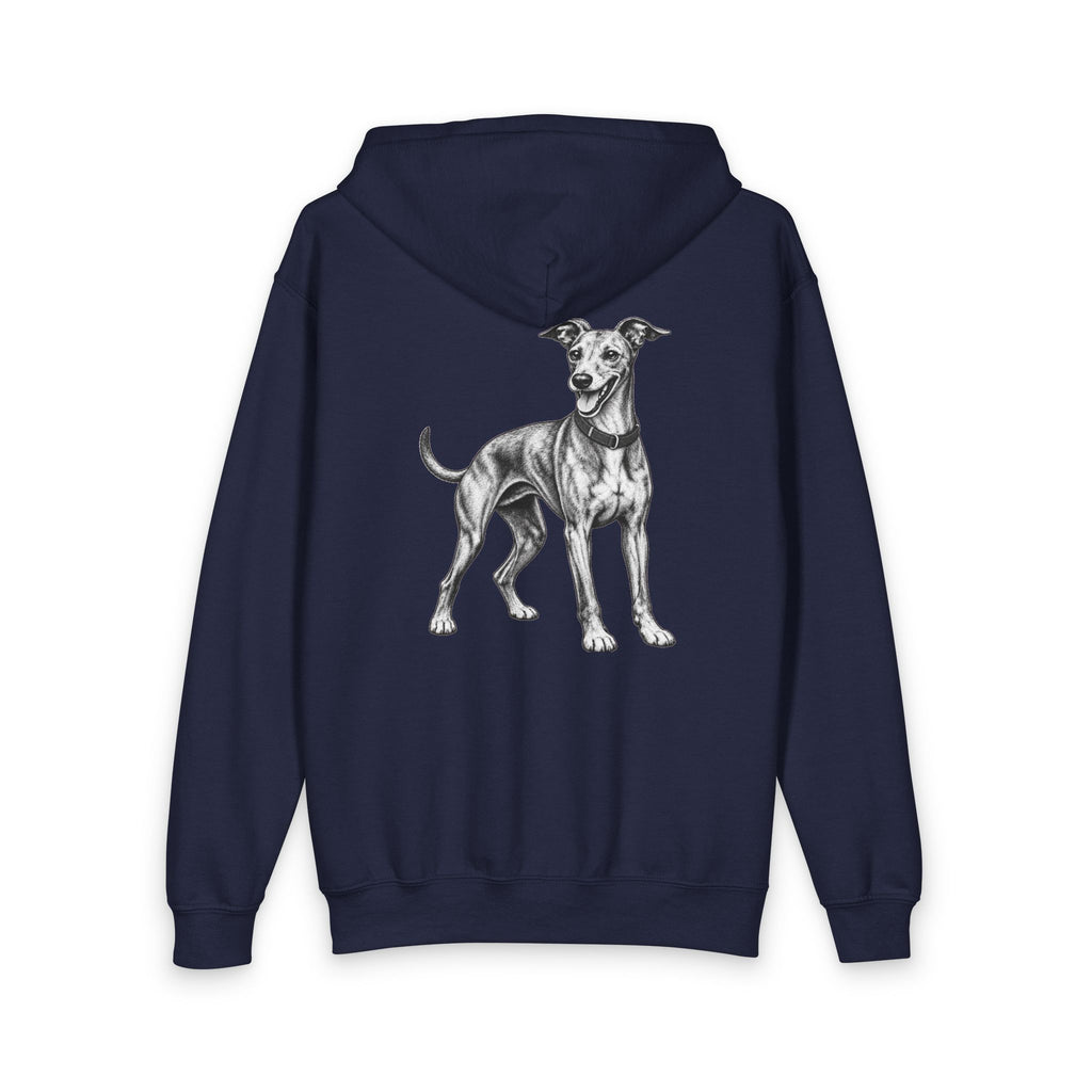 Greyhound, Youth Heavy Blend Zipped Unisex Hoodie