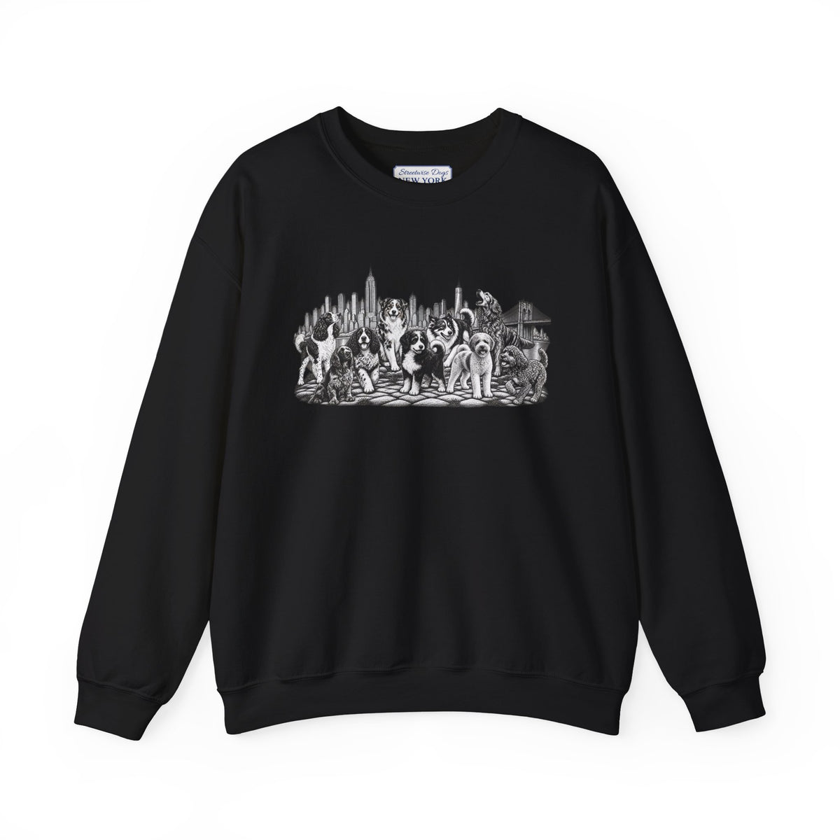 Dogs in New York: Unisex Extra Comfortable Sweatshirt