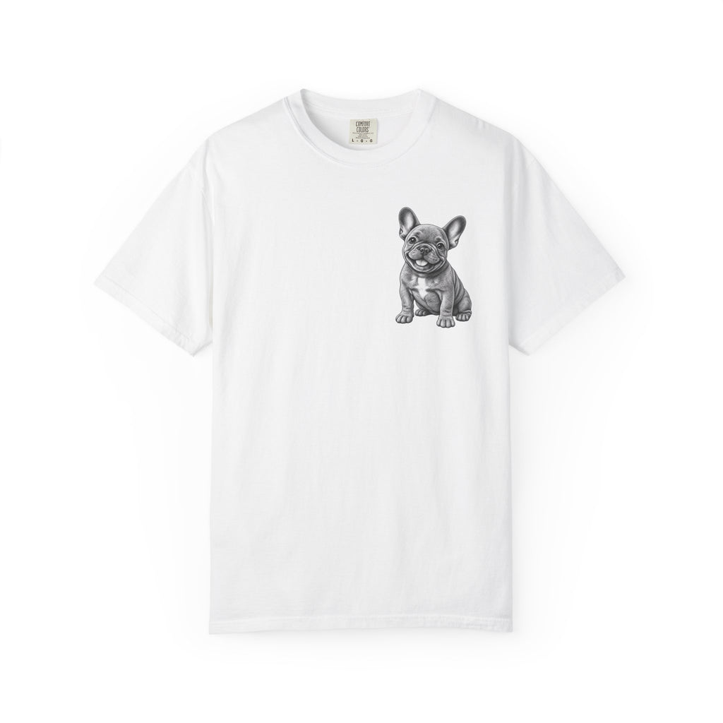 French Bulldog, Illustrated Unisex T-Shirt | Exceptional Comfort