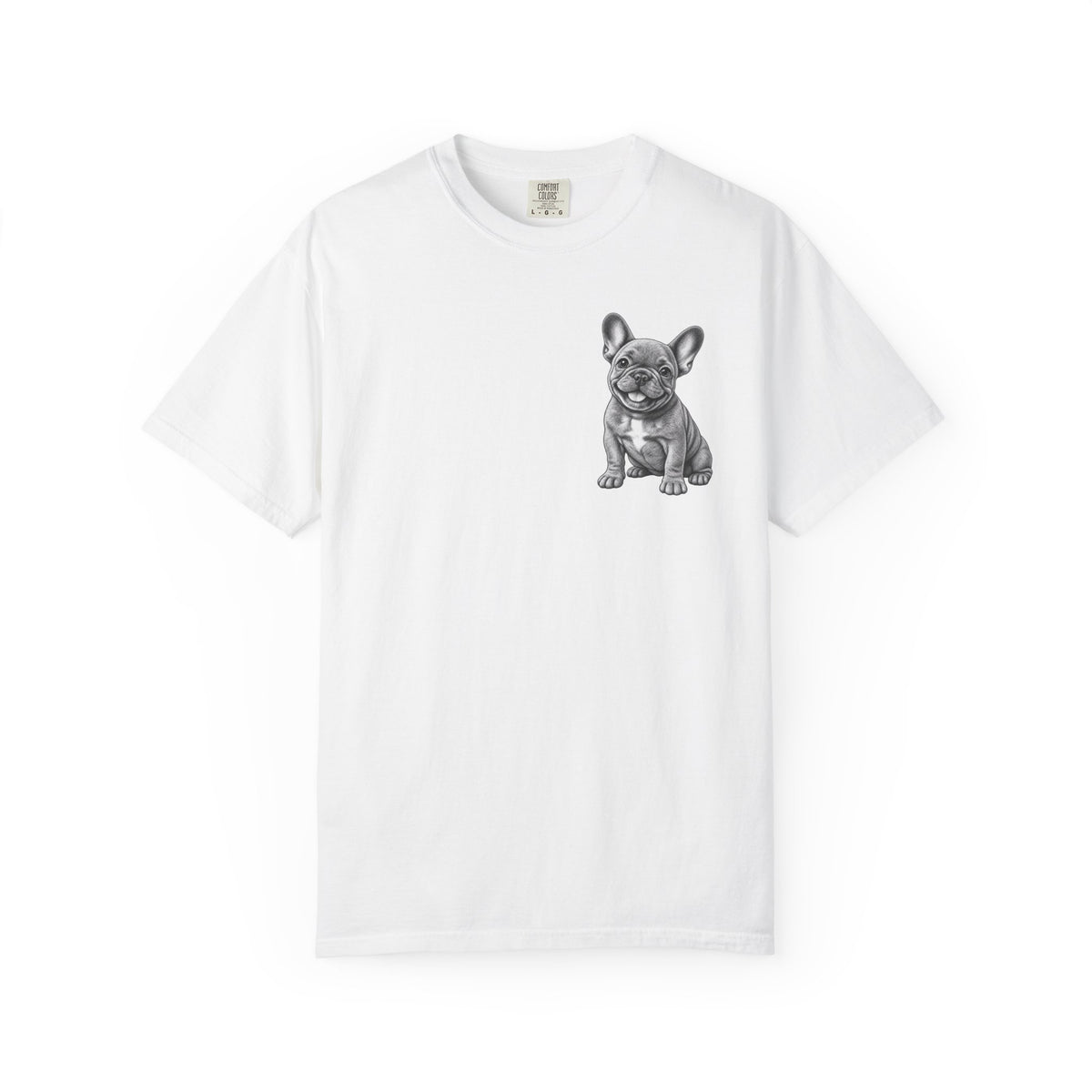 French Bulldog, Illustrated Unisex T-Shirt | Exceptional Comfort