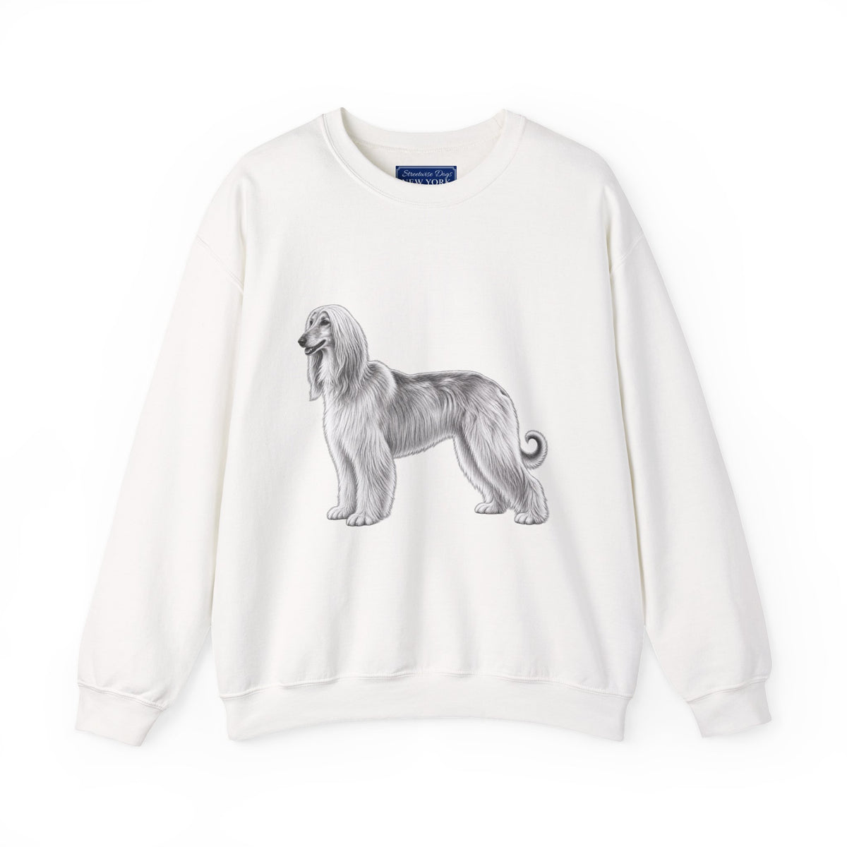Afghan Hound, Unisex Extra Comfortable Crewneck Sweatshirt