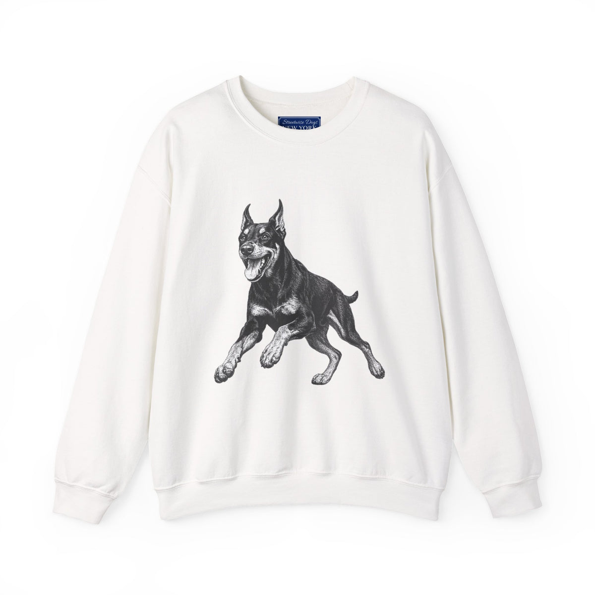 Doberman, Unisex Extra Comfortable Crewneck Sweatshirt