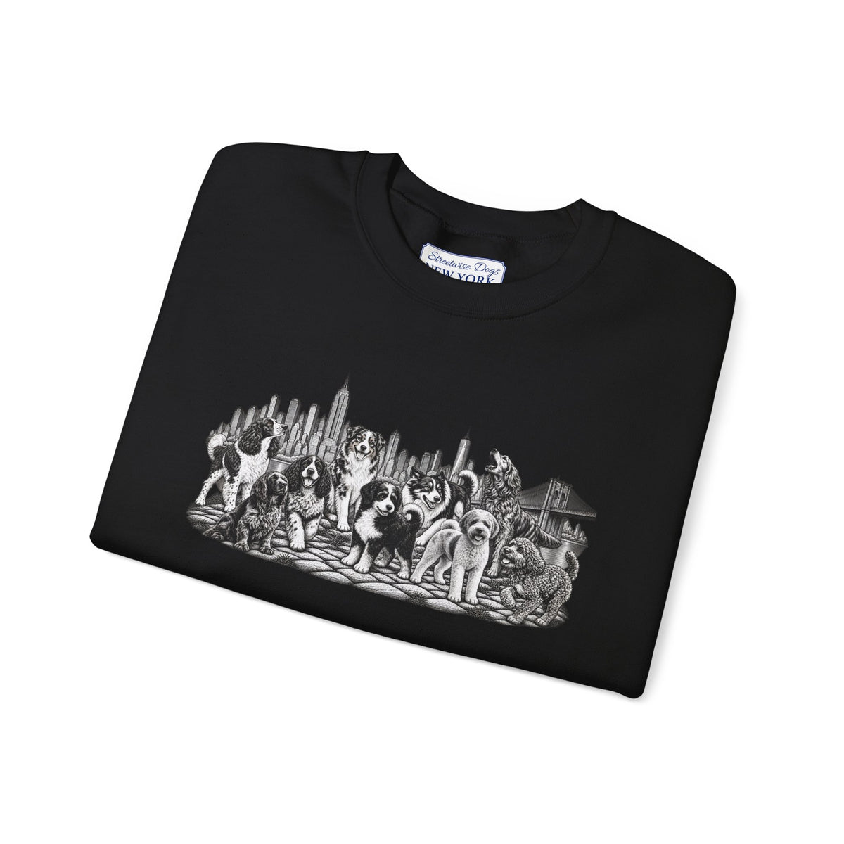 Dogs in New York: Unisex Extra Comfortable Sweatshirt