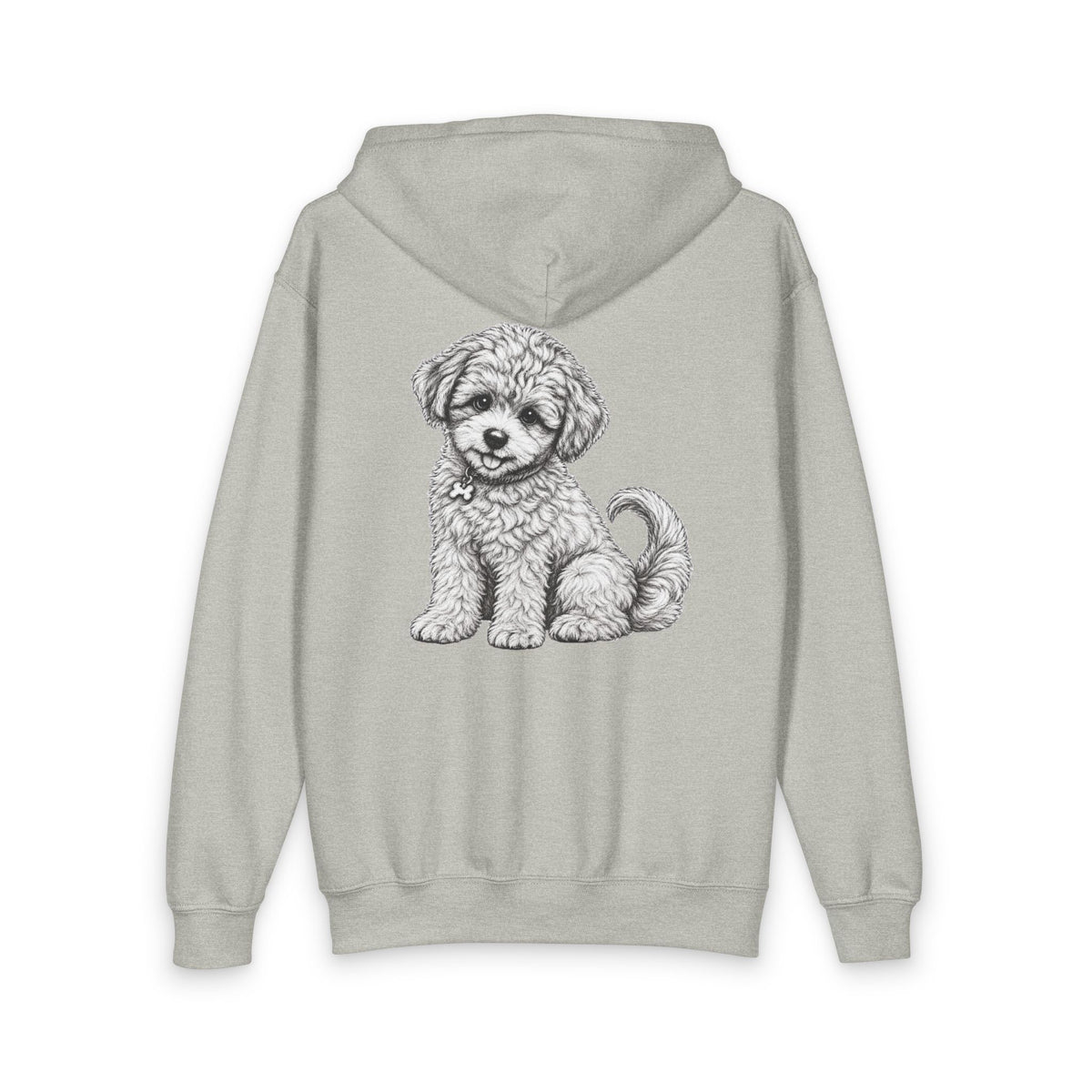 Cavapoo, Youth Heavy Blend Zipped Unisex Hoodie