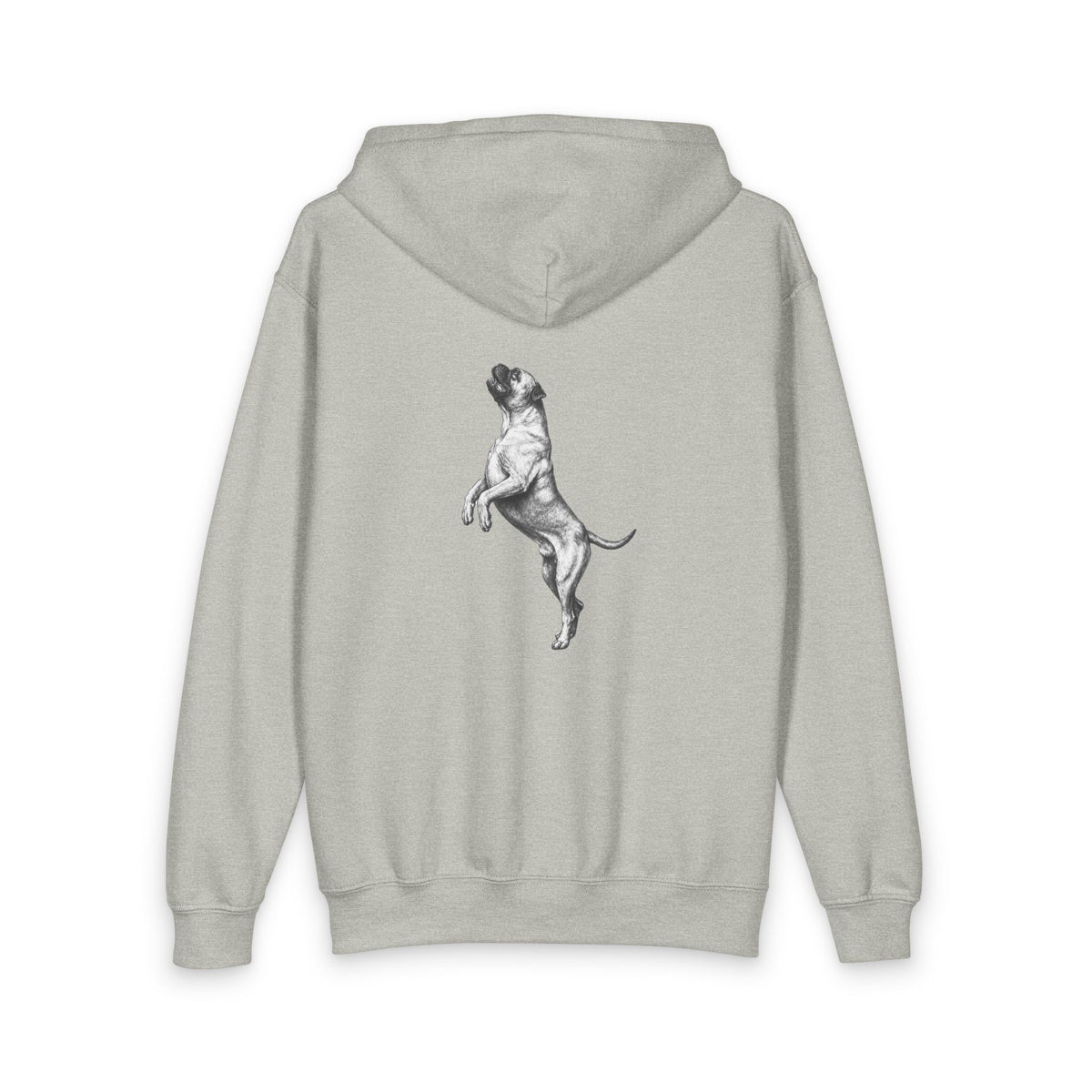 Mastiff, Youth Heavy Blend Zipped Unisex Hoodie