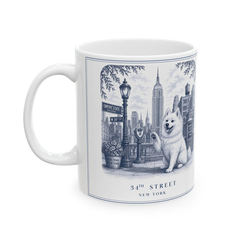 34th Street New York, American Eskimo Dog: Whimsical Wisdom Mug