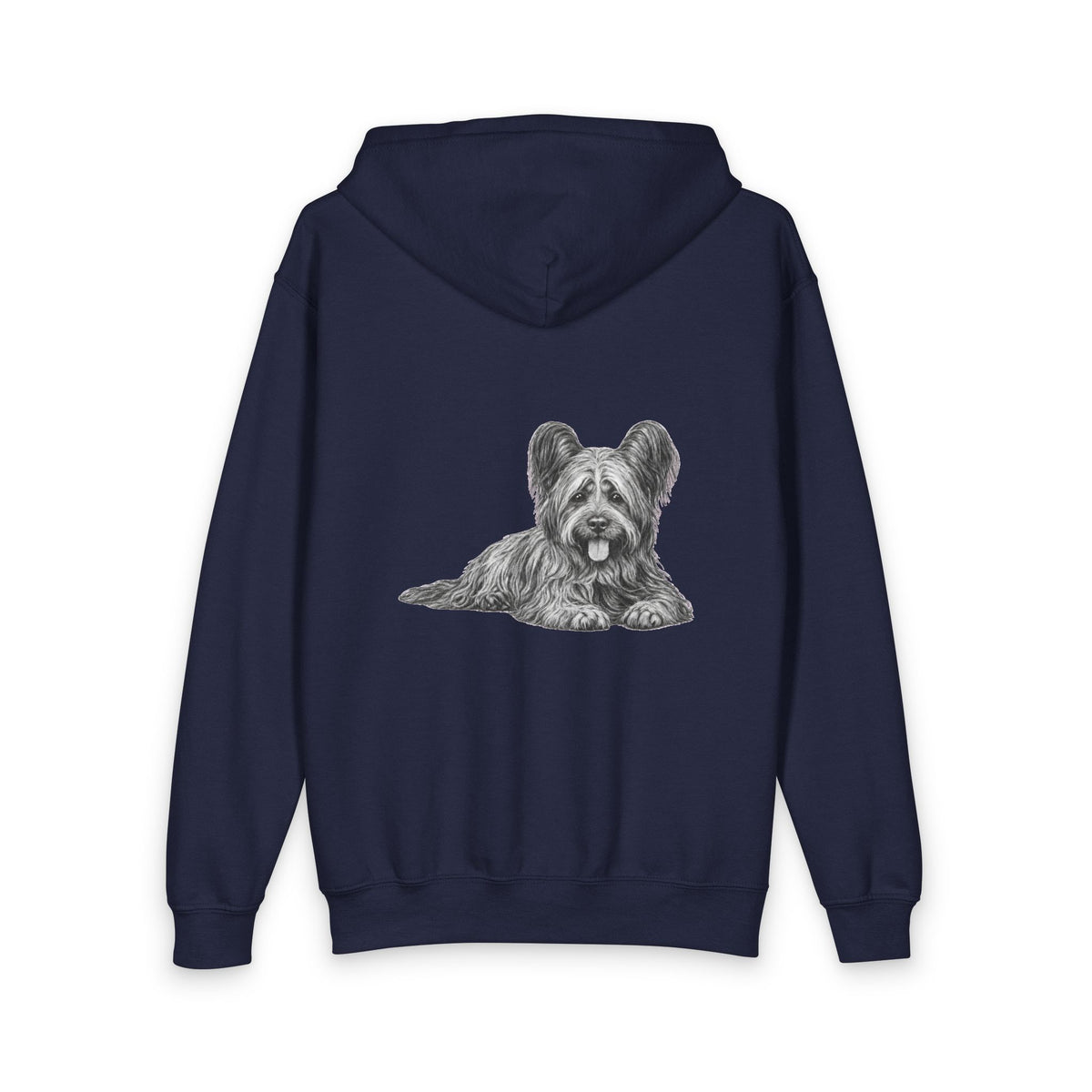 Skye Terrier, Youth Heavy Blend Zipped Unisex Hoodie