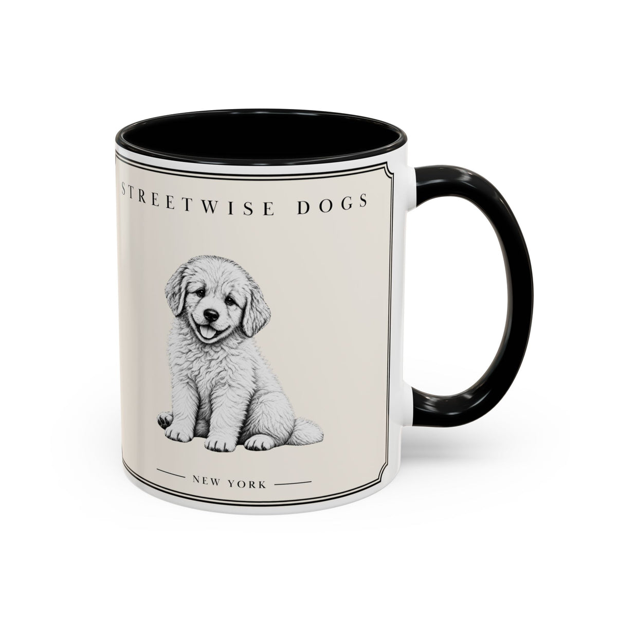 Kuvasz Puppy: Classic Accent Mug