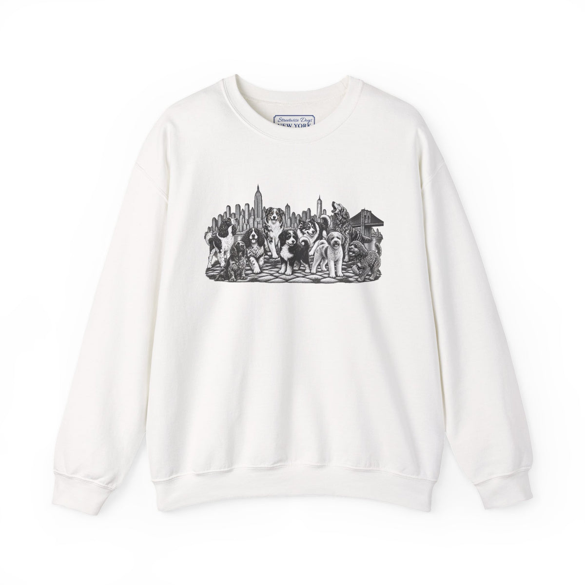 Dogs in New York: Unisex Extra Comfortable Sweatshirt