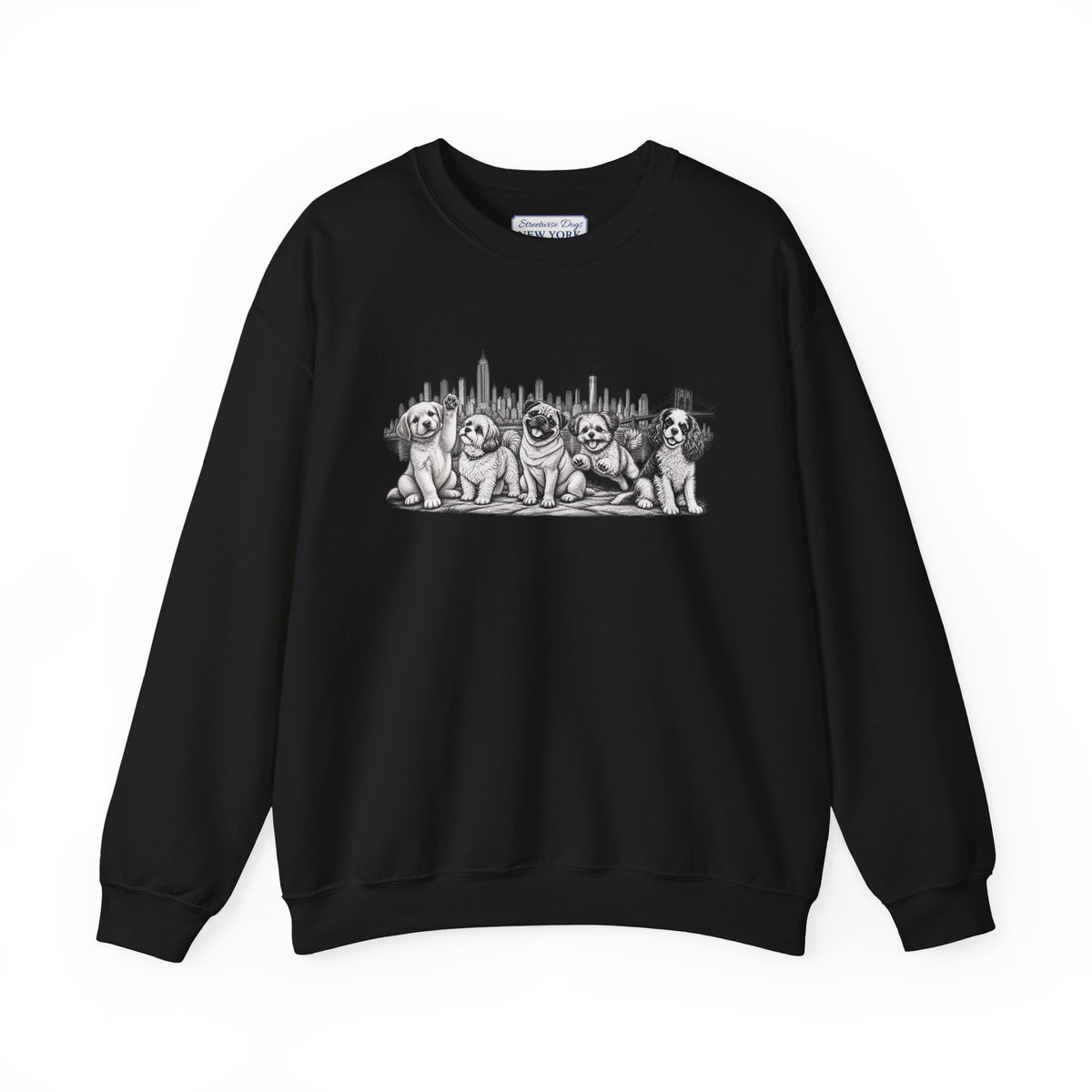 Little Dogs in New York City: Unisex Extra Comfortable Sweatshirt