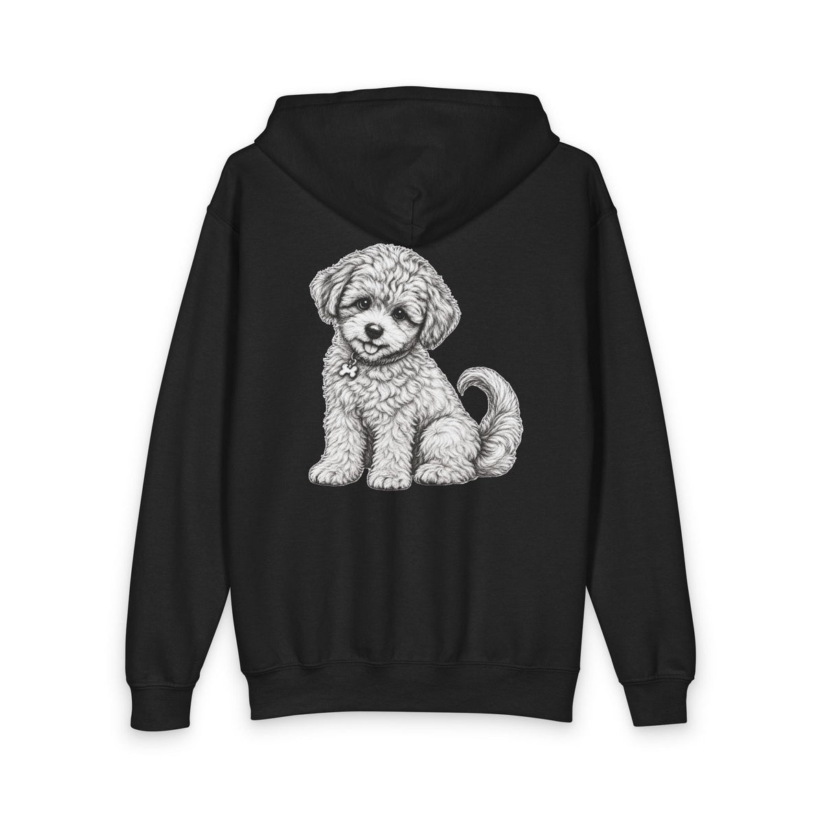 Cavapoo, Youth Heavy Blend Zipped Unisex Hoodie