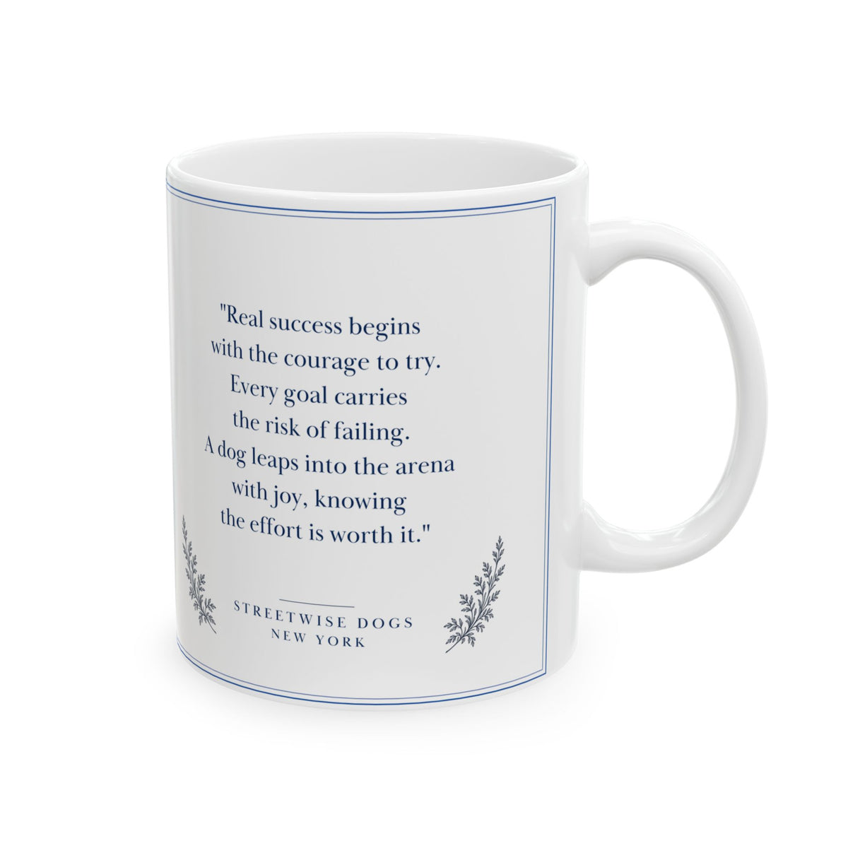 Maddison Square Garden New York, Saint Bernard: Whimsical Wisdom Mug