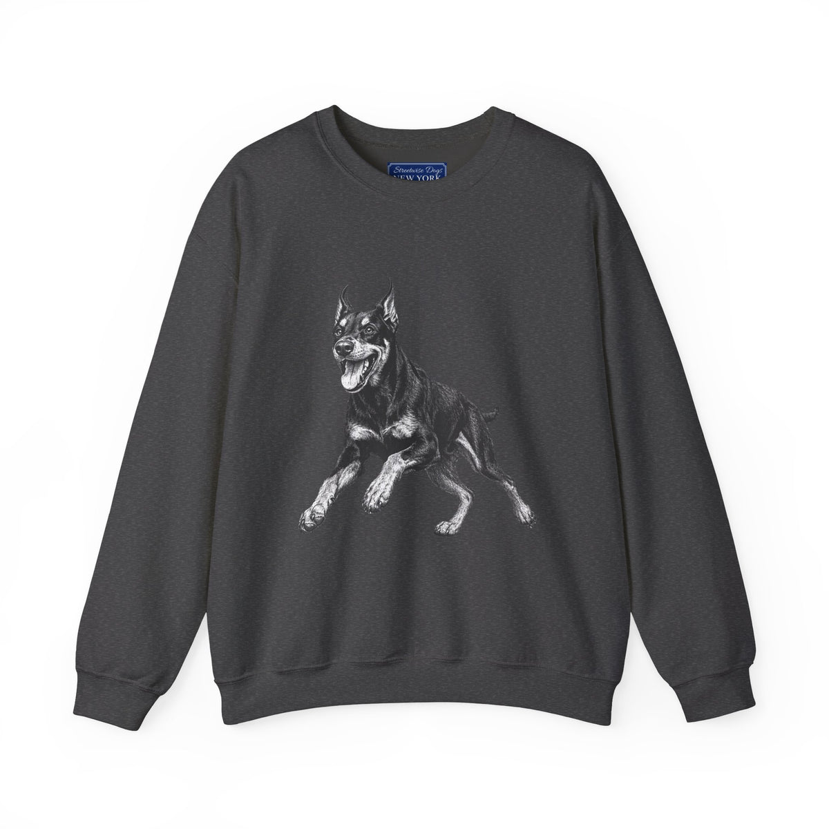 Doberman, Unisex Extra Comfortable Crewneck Sweatshirt