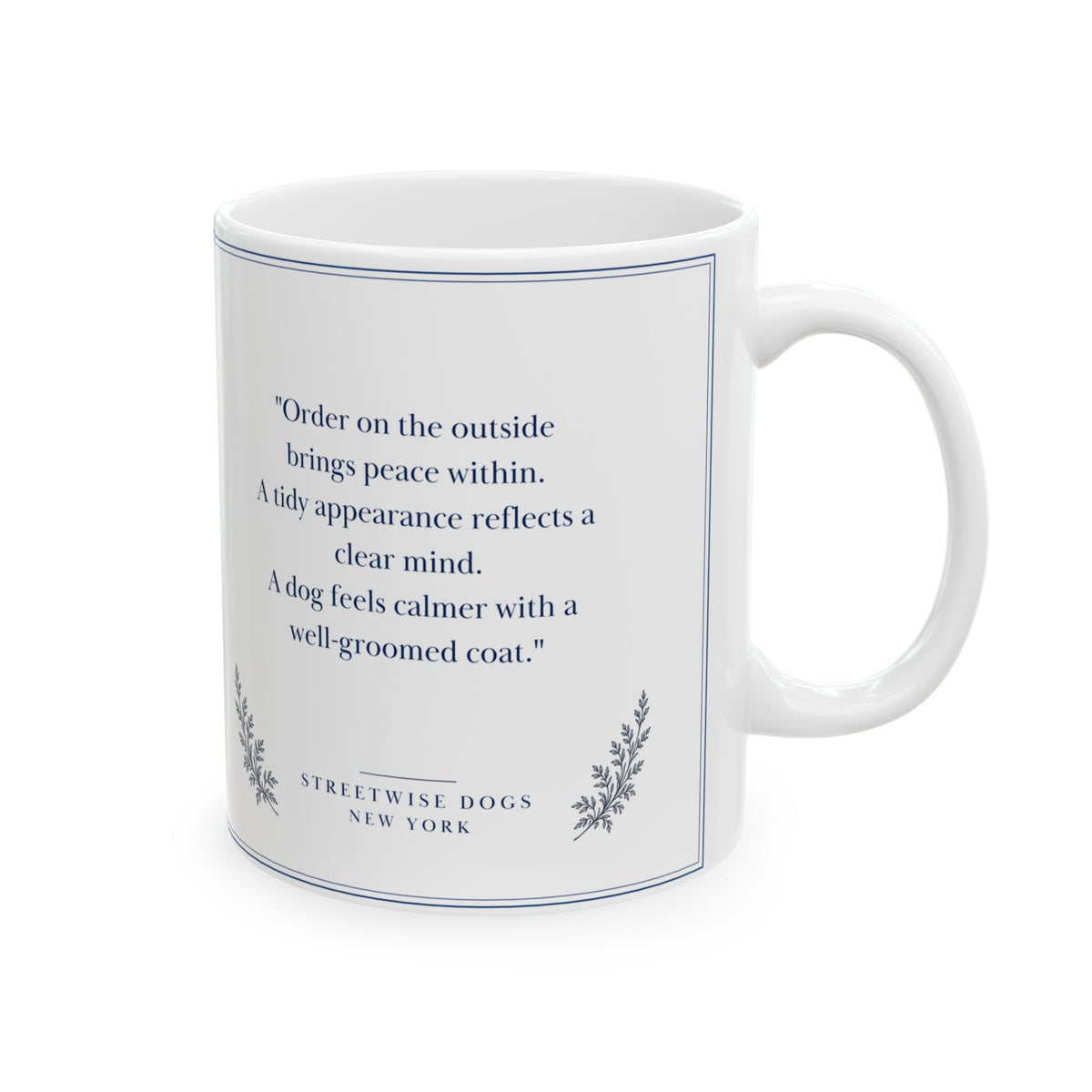 Cooper Square, Poodle: Whimsical Wisdom Mug