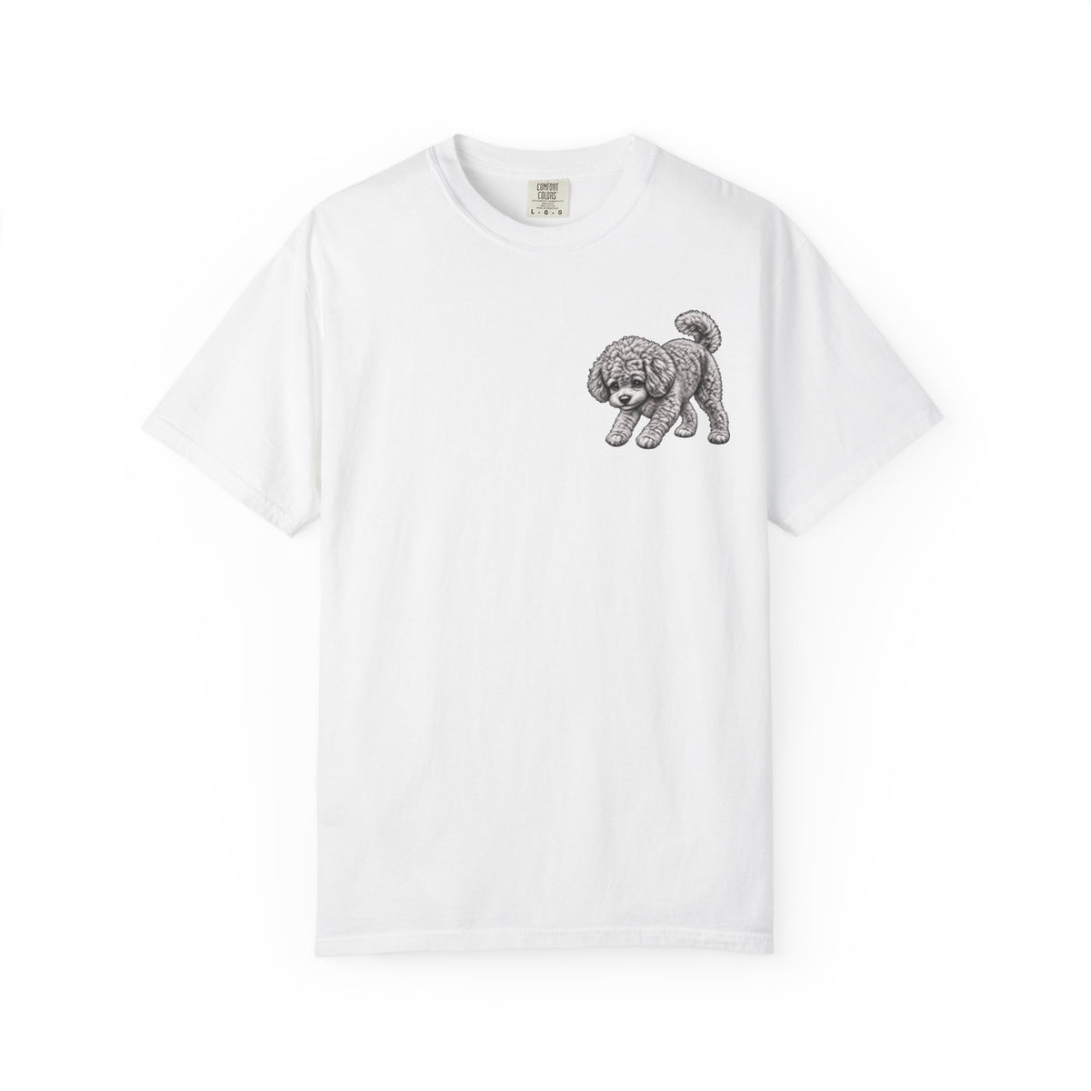 Toy Poodle, Illustrated Unisex T-Shirt | Exceptional Comfort