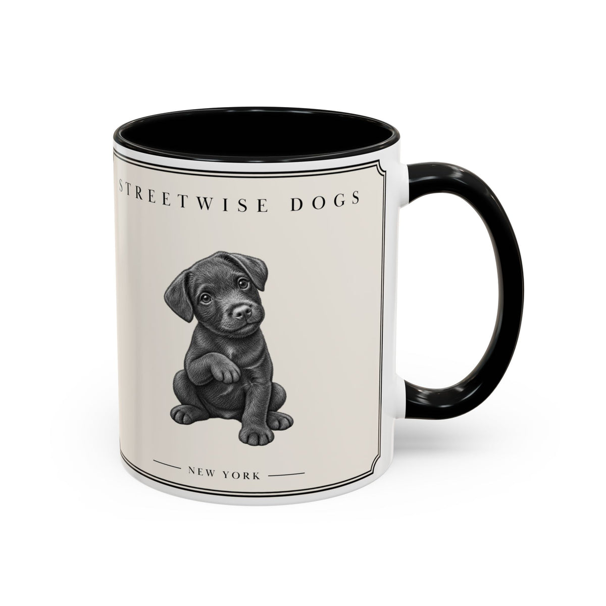 Patterdale Terrier Puppy: Classic Accent Mug
