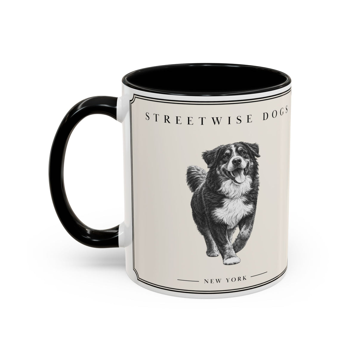 Bernese Mountain Dog: Classic Accent Mug