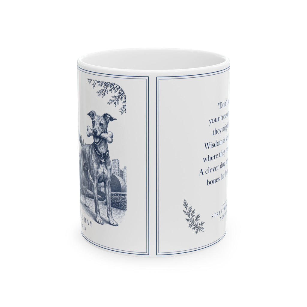 Turtle Bay New York, Greyhound: Whimsical Wisdom Mug