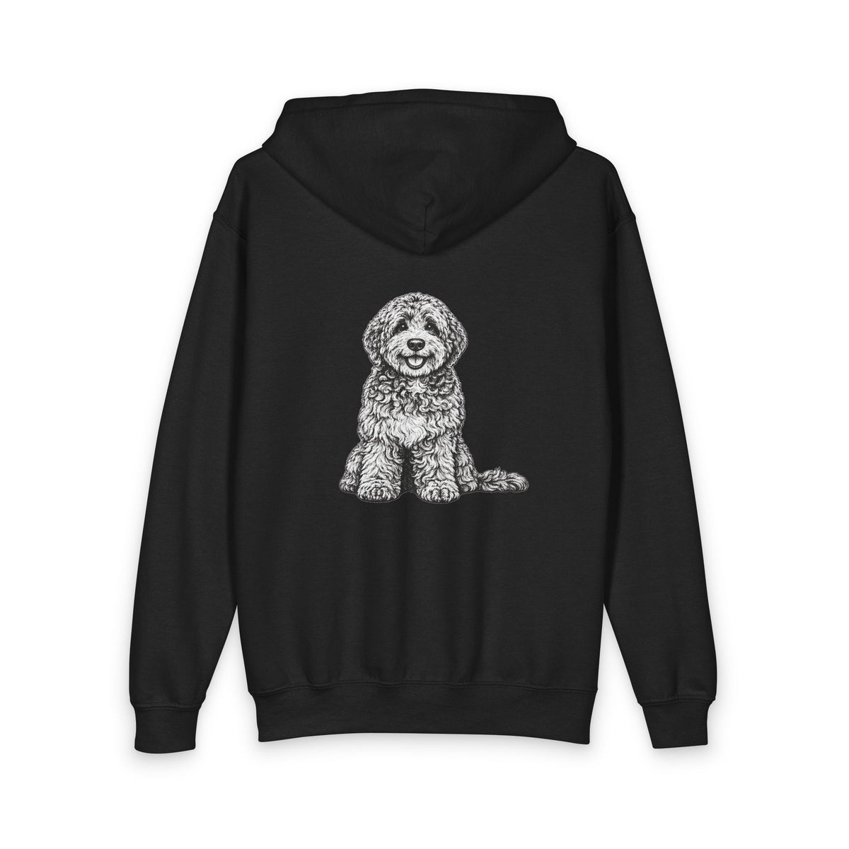 Labradoodle, Youth Heavy Blend Zipped Unisex Hoodie