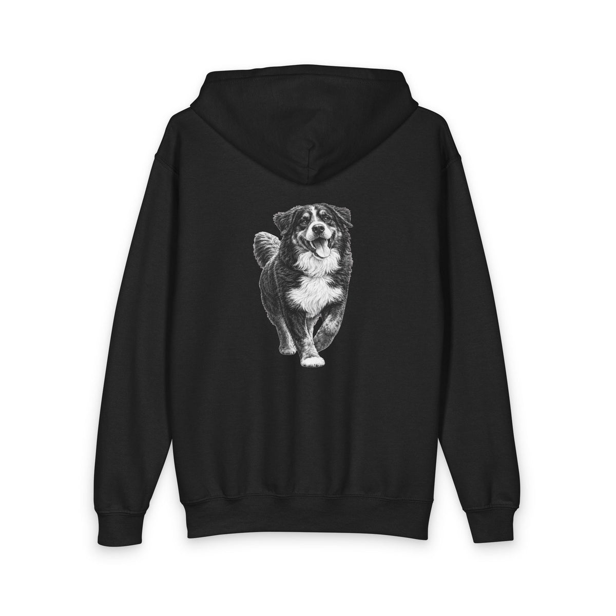 Bernese Mountain Dog, Youth Heavy Blend Zipped Unisex Hoodie