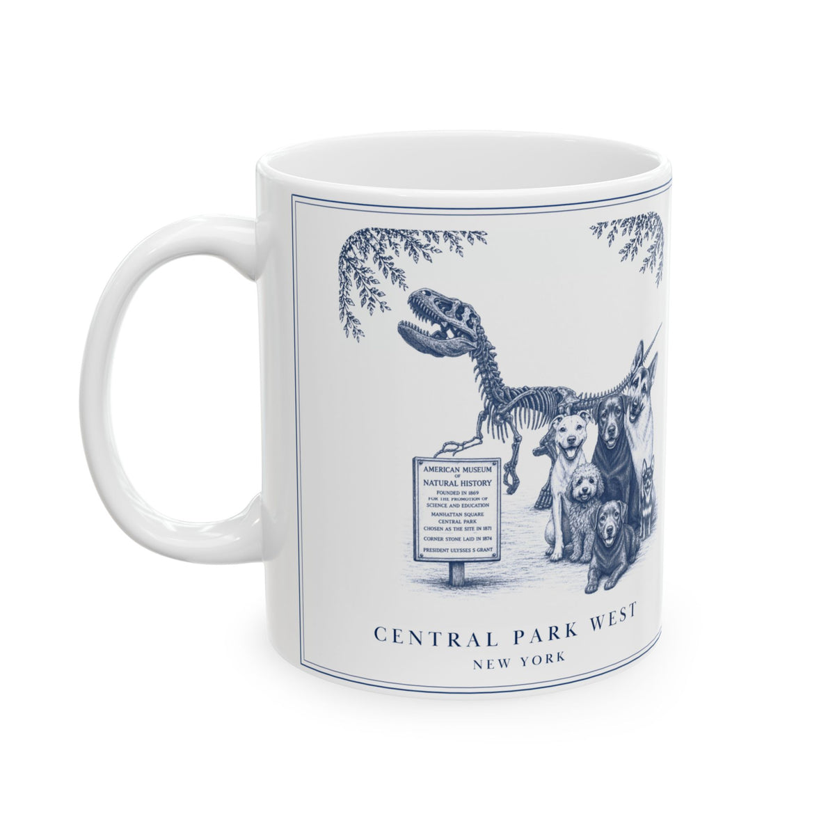 Central Park West New York, Labrador & Friends: Whimsical Wisdom Mug