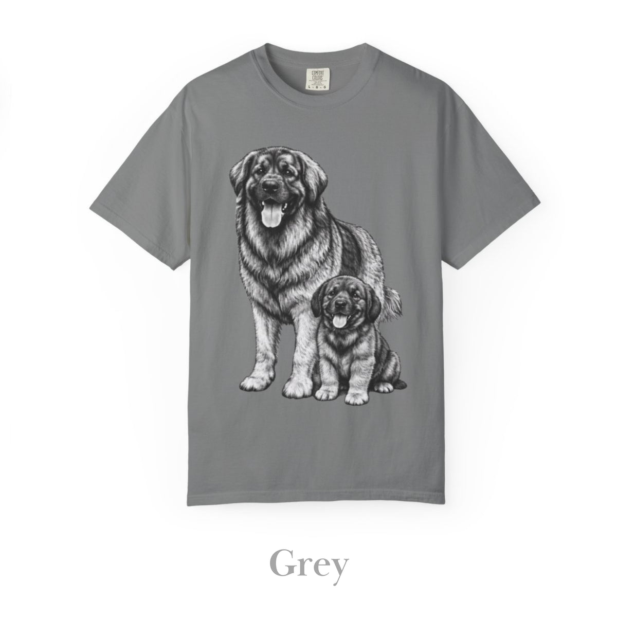 Leonberger, Illustrated Unisex T-Shirt | Exceptional Comfort