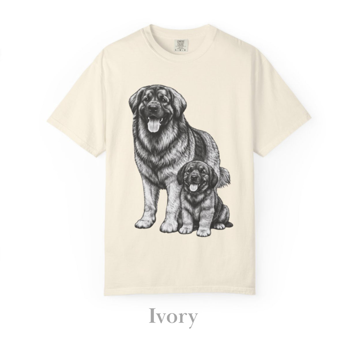 Leonberger, Illustrated Unisex T-Shirt | Exceptional Comfort
