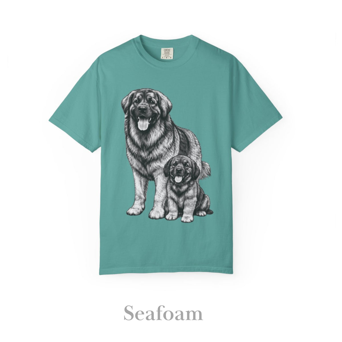 Leonberger, Illustrated Unisex T-Shirt | Exceptional Comfort